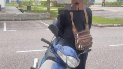 骑报失摩托车上路 外籍男子遭警逮捕