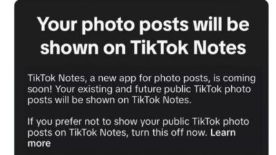 TikTok即将推出Instagram竞品   命名为TikTok Notes