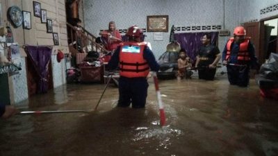 吉南长命雨 3区水灾 96人撤离家园