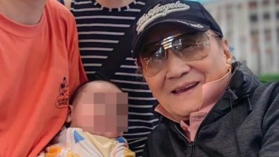 87歲謝賢發福逗娃 被錯認蔡楓華