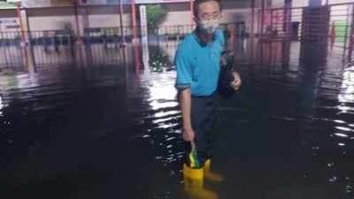 深夜豪雨突發水災  吉華華中發緊急通告 全校居家上網課