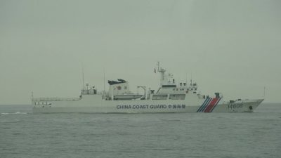 中国5海警船首度偕7公务船 闯金门禁限水域