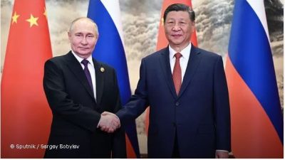 与习近平展开会谈 普汀 :中俄合作不针对第三方