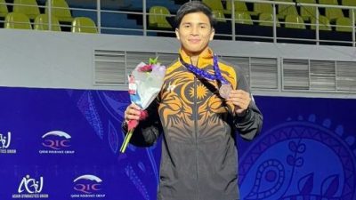 亚洲器械操锦标赛|大马史上第一枚奖牌 沙鲁勇夺男跳马铜牌