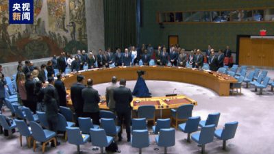 联合国安理会代表为莱希默哀 以色列代表不满发飙