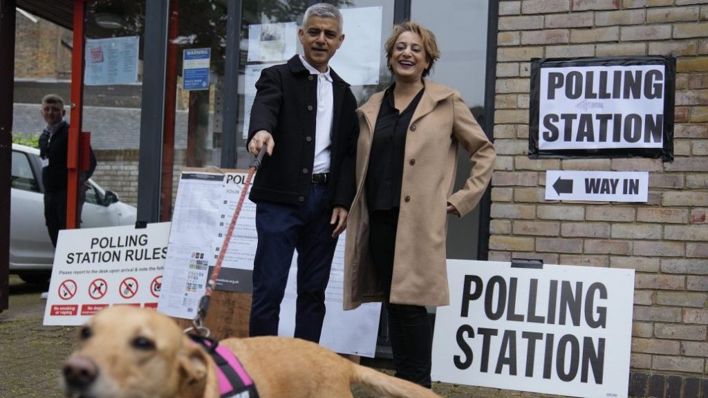 伦敦市长选举 萨迪克汗三连任创记录