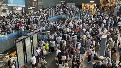 发现可疑背包 京都车站一度全面封锁