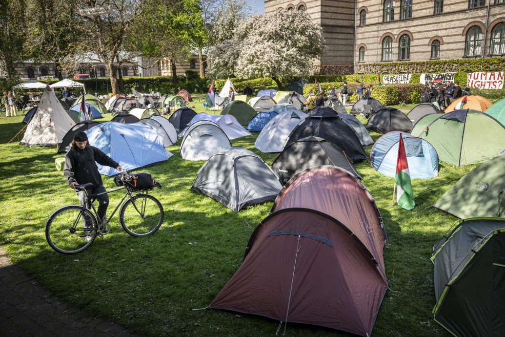各地大学挺巴抗议 美MIT示威者夺回营地 荷兰逮捕逾120人