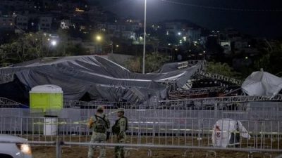 墨西哥政黨競選舞臺倒塌9死63傷