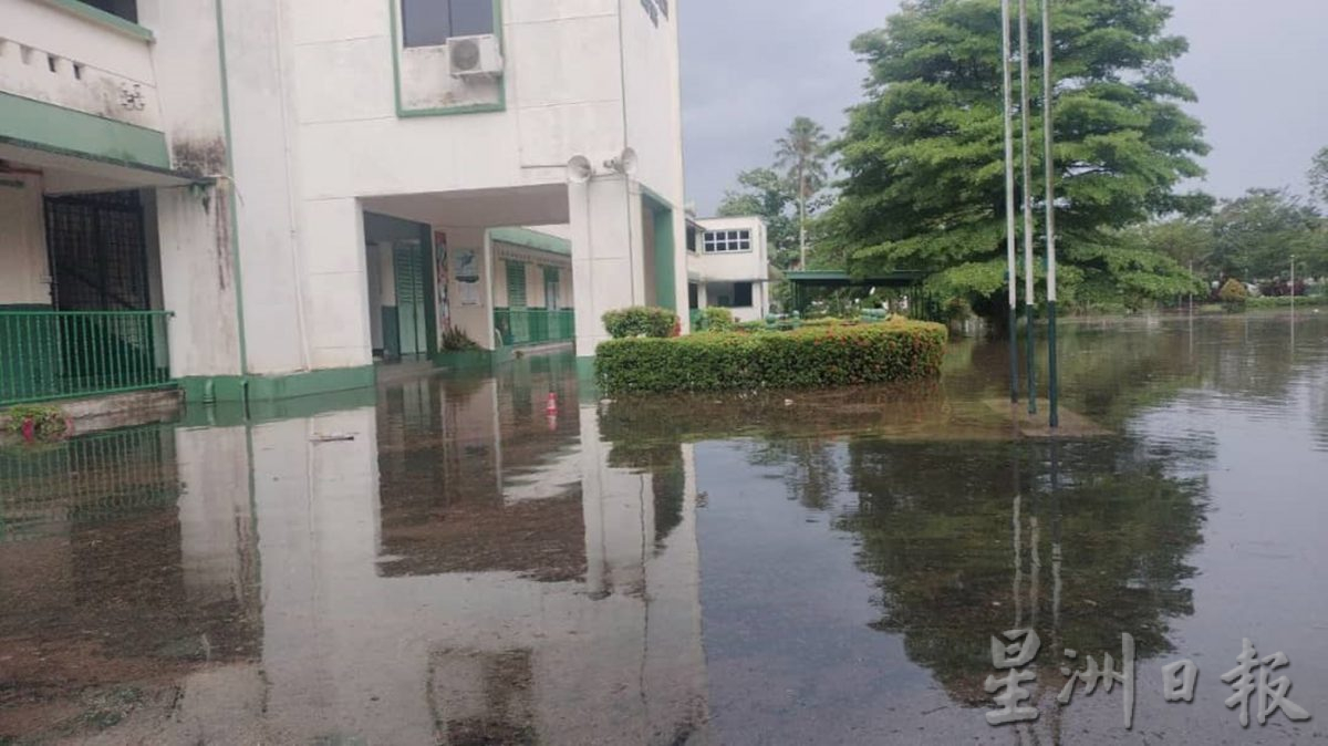 太平豪雨致闪电水患 监狱医院也淹水
