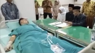 婚礼前意外受伤被迫手术 印尼男子病床上完婚