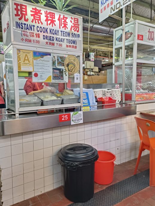 峇都兰樟小贩中心 15日起告别一次性餐具