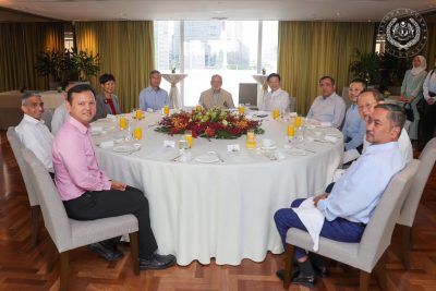 國家元首與獅城候任總理共進早餐