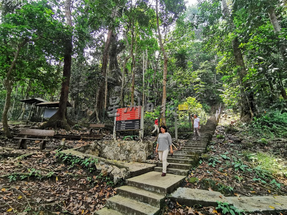 *已签发*柔：民生特工队：峇龙华山庄休闲森林设施年久失修，登山客步步惊心