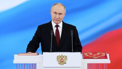 普汀宣誓展开第5个俄罗斯总统任期　执政至2030年