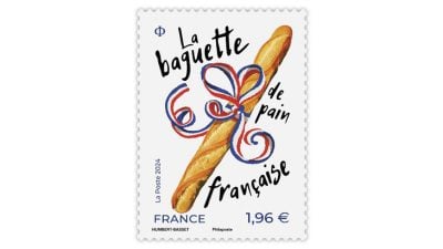 纪念法式长棍面包 法国推出香味邮票