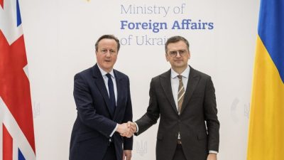 英国外长：乌克兰可用英国军援 攻击俄罗斯本土