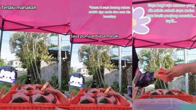 視頻 | 不滿7包椰漿飯RM21 婦女嫌貴逼小販打折