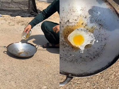 视频| 太阳底下放锅子做实验    “2小时鸡蛋煎熟了”