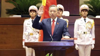越南國會投票表決 公安部長蘇林當選國家主席