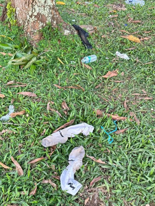 （古城封面主文）玛琳查希草场踢球聚餐 居民控诉外劳穿内裤玩球遍地垃圾