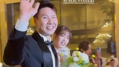 Malaysian mixed doubles badminton pair Goh and Lai tie the knot