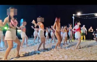 浪中島沙灘狂野派對 女穿太清涼惹議 登政府將傳召度假村負責人