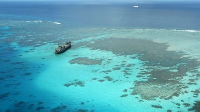 以確保中國不會填海為由 菲被指在仙賓礁準坐灘