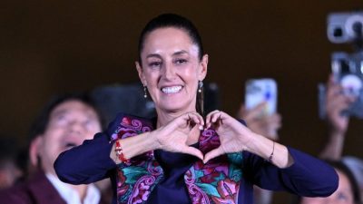 墨西哥诞生首位女总统   她誓言：“不会让你们失望”