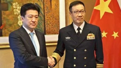日防衛大臣與董軍會談  關注中國海洋活動頻繁