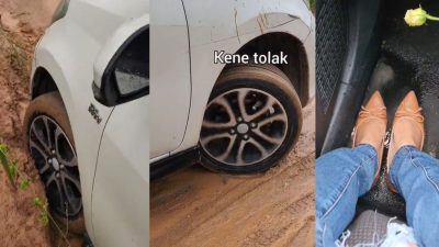 視頻 | Myvi成功駛出泥沼水坑路 網笑：Perodua要給廣告費了